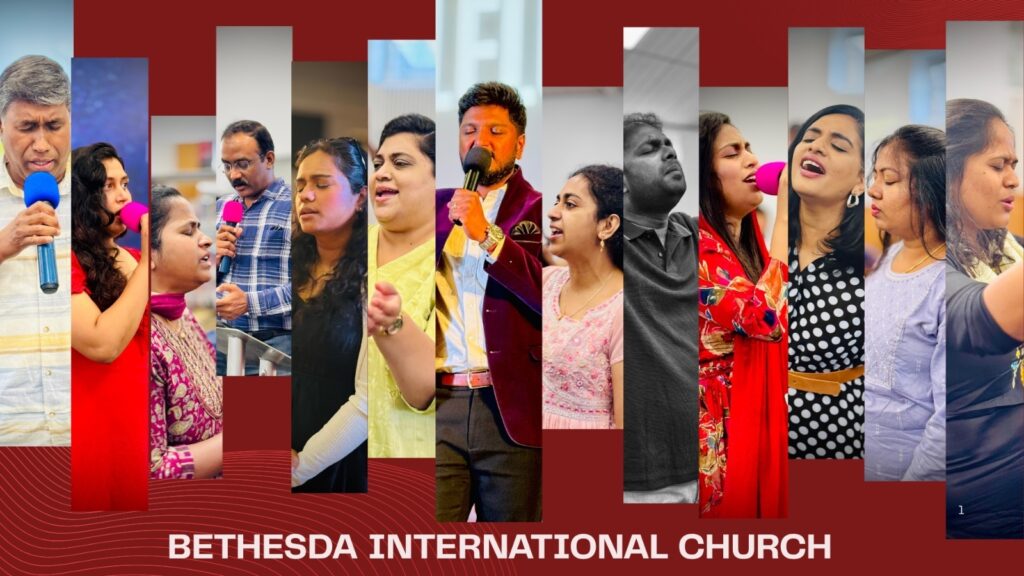 The worship team of Bethesda International Church